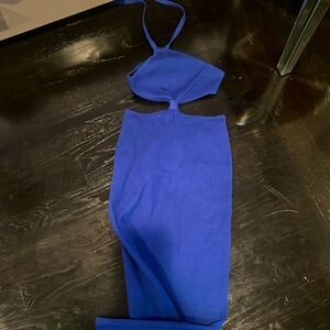 Peppermayo Blue Knit Dress